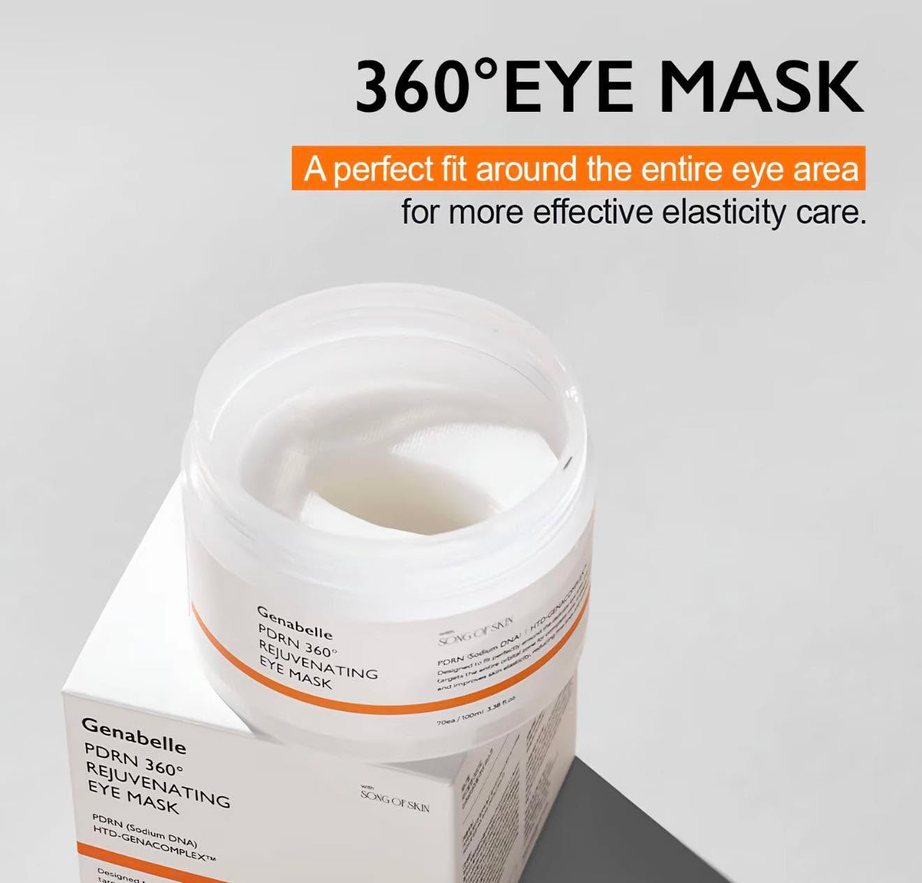 Genabelle PDRN 360° Rejuvenating Eye Mask – 70pcs / 100ml