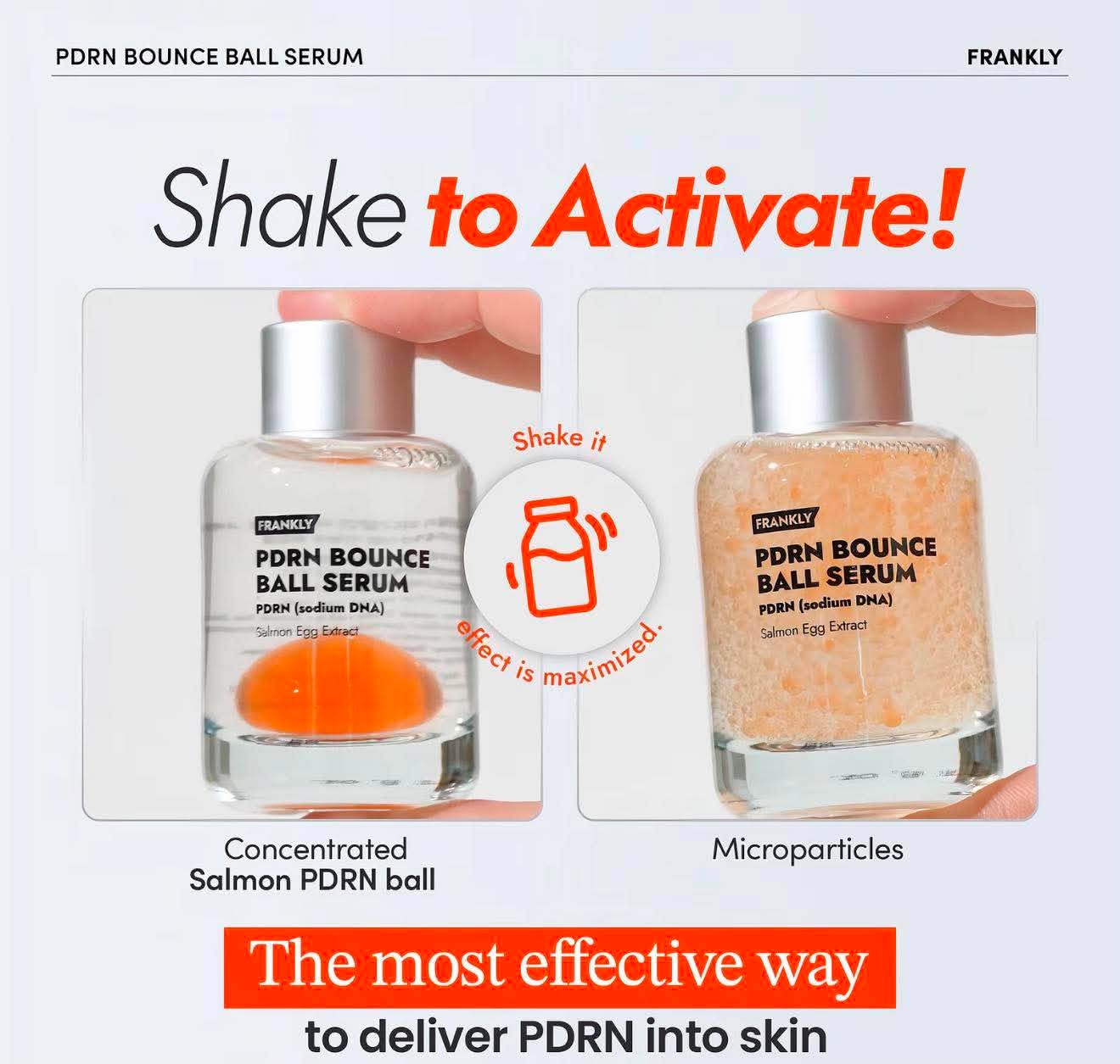 FRANKLY PDRN Bounce Ball Serum &amp; Cream – Salmon PDRN Skincare