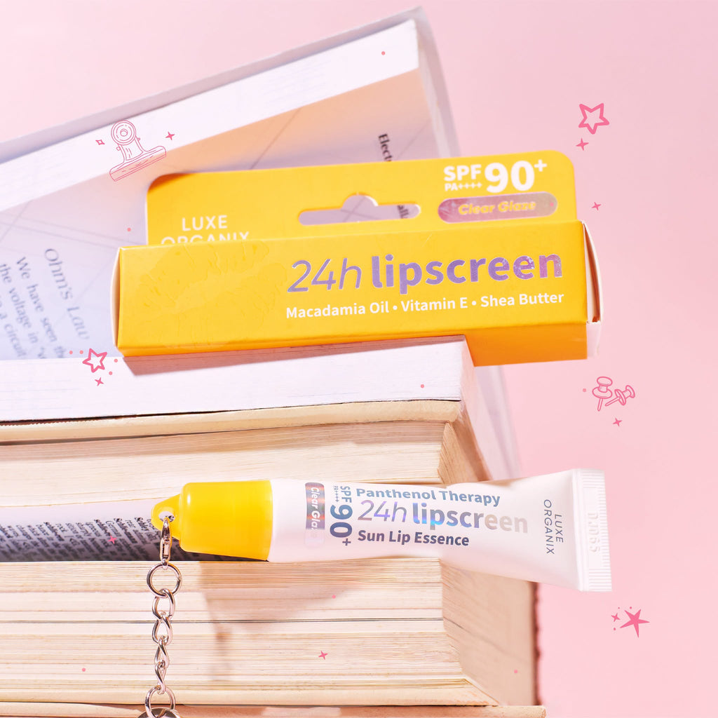 Luxe Organix Panthenol Therapy 24h Lipscreen product showcase