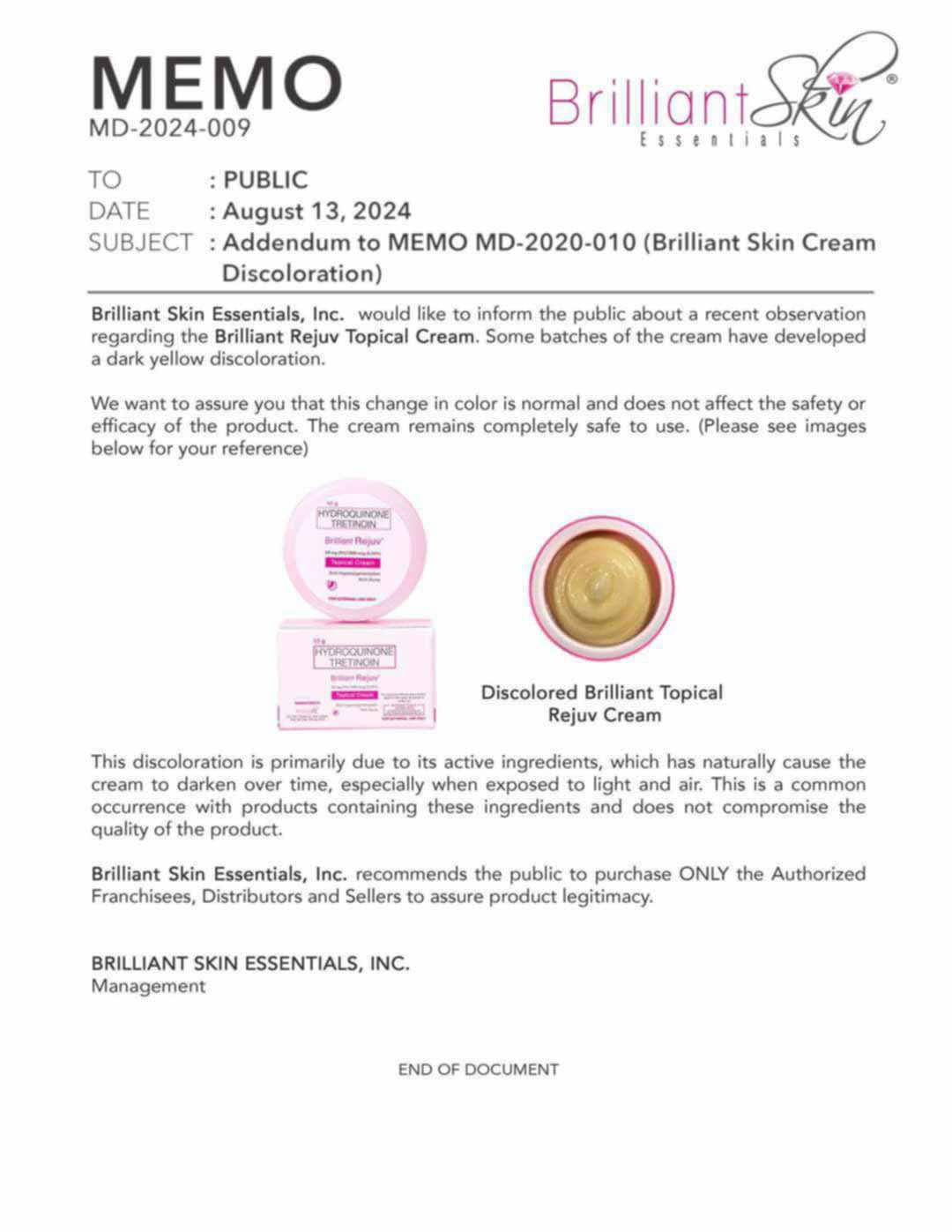 Brilliant Skin Essentials Extra Night Creams Brightening