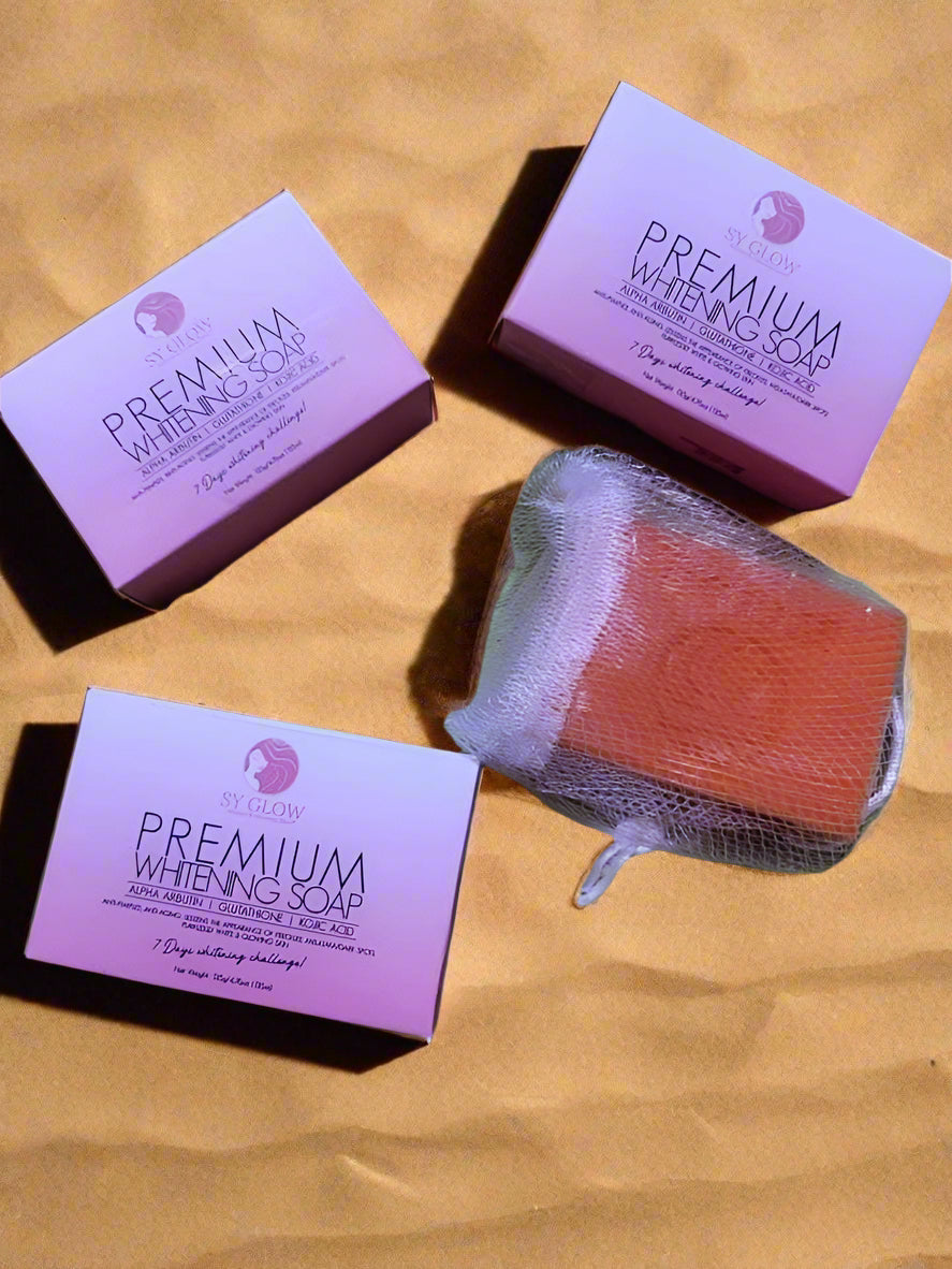 Sy Glow Prem Whitening Face & Body Soap 135g debsline.co