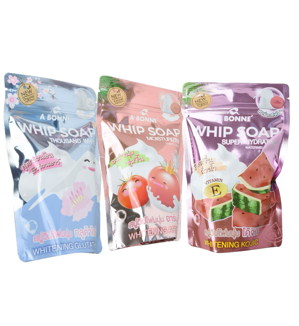 A Bonne Whip Soap New Organic Ingredients 100g each 3 variants debsline.co