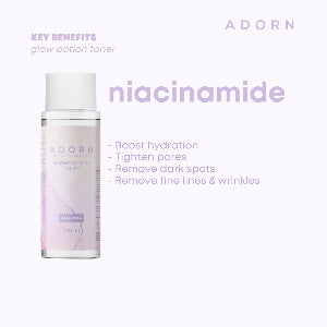 Adorn Glow Potion Toner AHA BHA 120ml - Debsline.co  -  