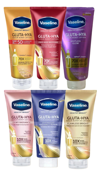Authentic Vaseline Gluta-Hya Serum Lotion 330ml-Debsline.co