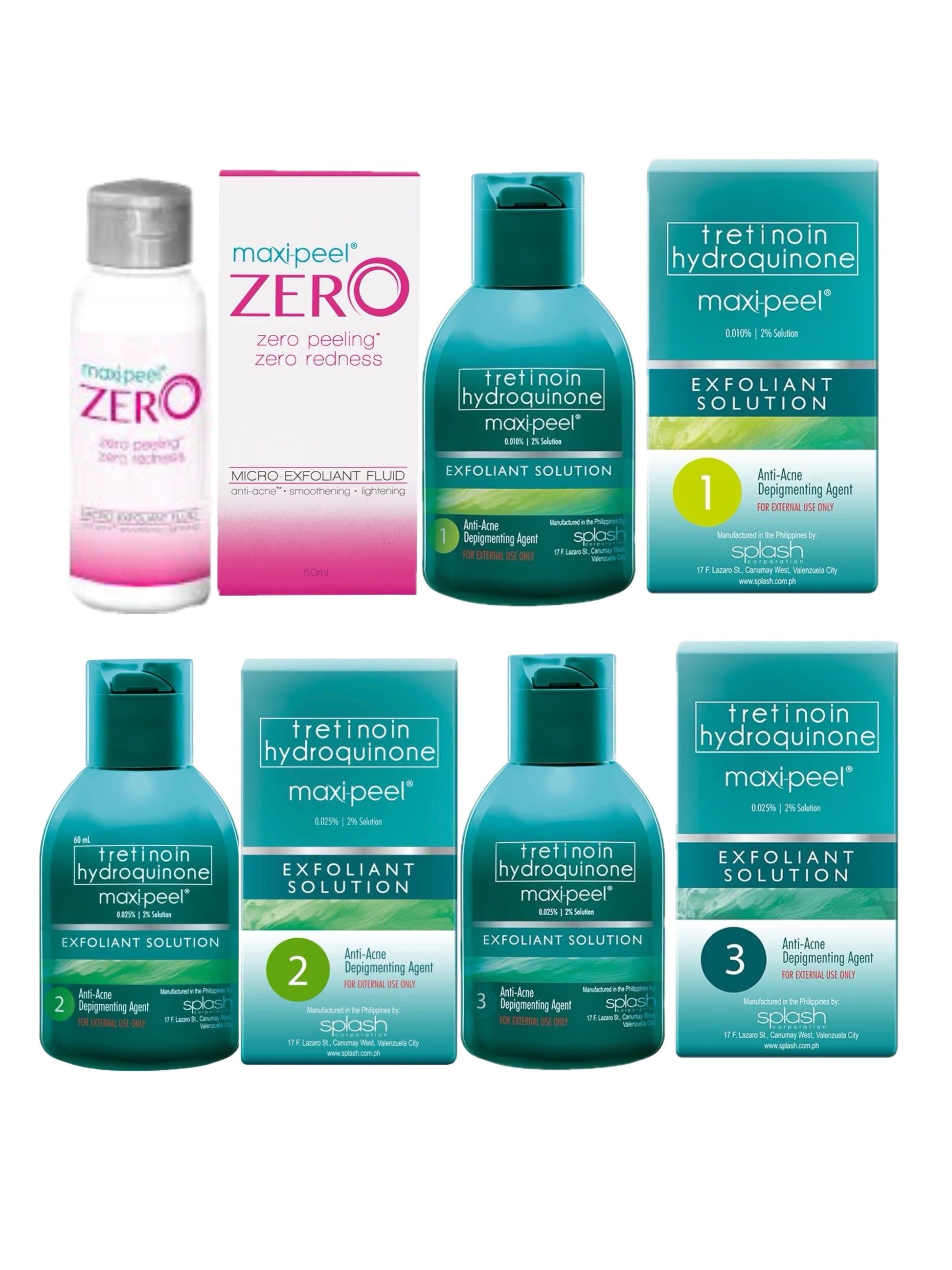 Maxi-Peel Exfoliant Solution from Zero to Number 3 60ml - Debsline.co