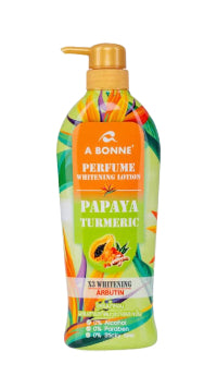 A Bonne Perfume Whitening Lotion 500ml  Each Bottle Turmeric Papaya debsline.co