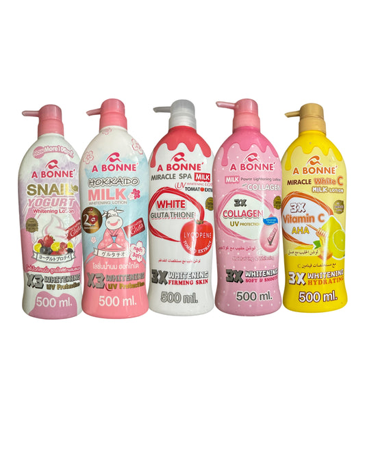 A Bonne 500ml Milk Body Lotion Whitening in 5 Variants