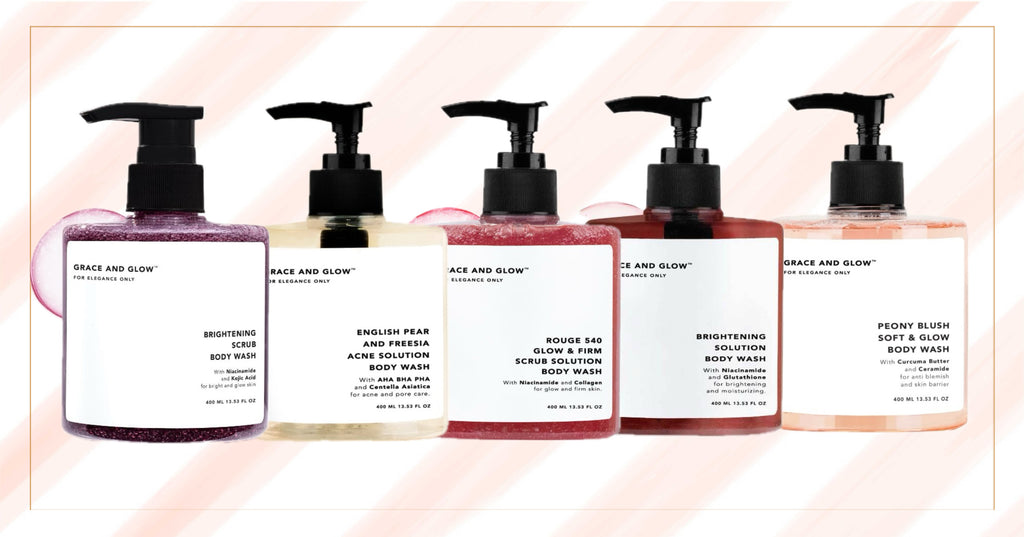 Grace and Glow For Elegance Only Body Wash 400ml Hydrating Moisturizing Scent-Debsline.co