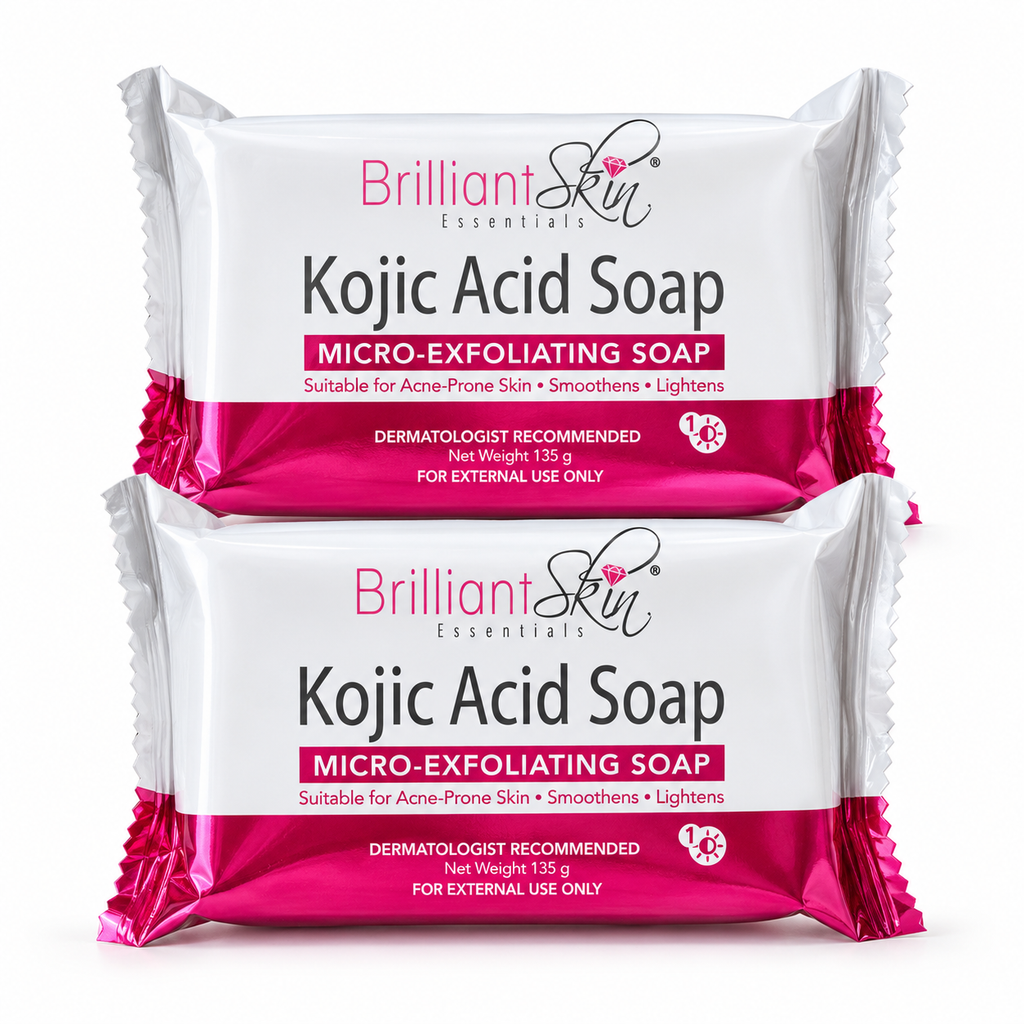 2x Brilliant Skin Essentials Kojisäureseife je 135g