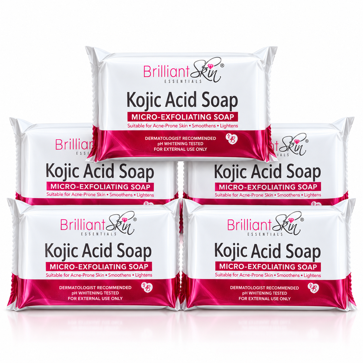 2x Brilliant Skin Essentials Kojisäureseife je 135g
