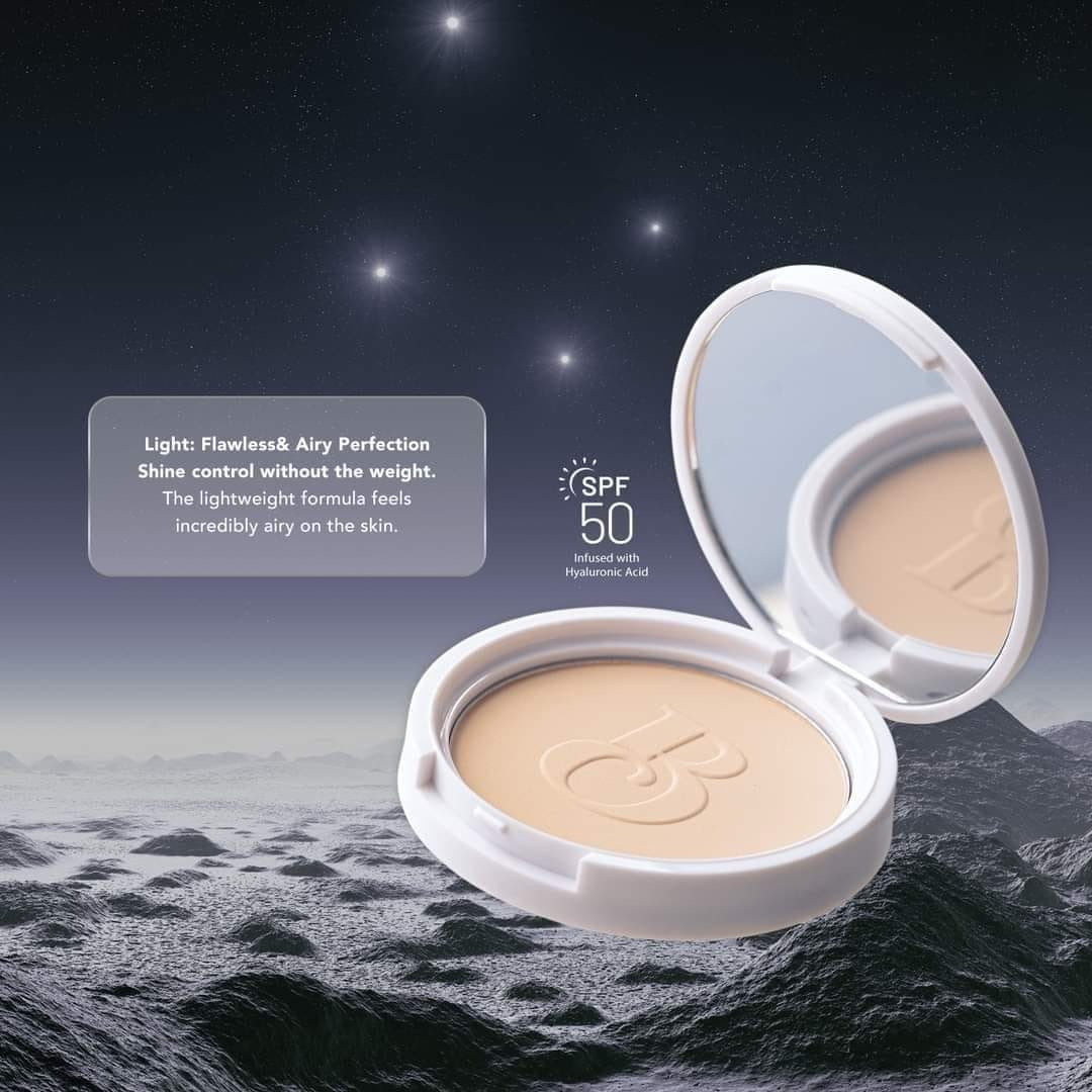 Brilliant Colours Hyper Hydra Pressed Powder SPF50 Infused with Hyaluronic Acid 7g light debsline.co