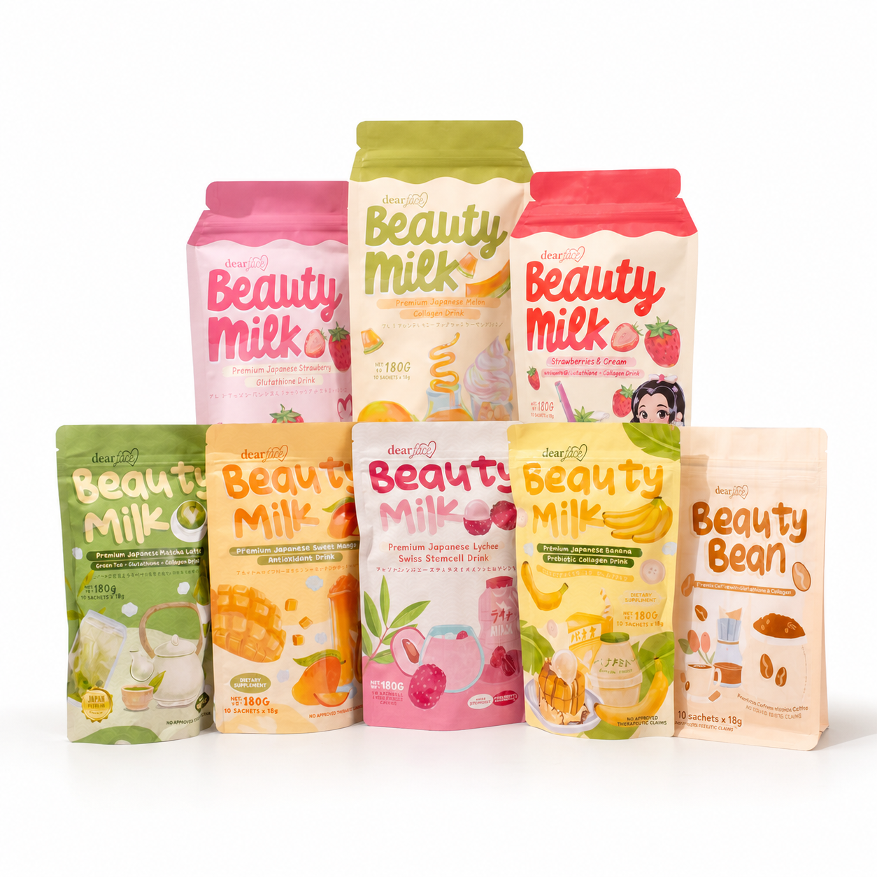 Dear Face Beauty Milk & Beauty Bean Drink Mix – 180g