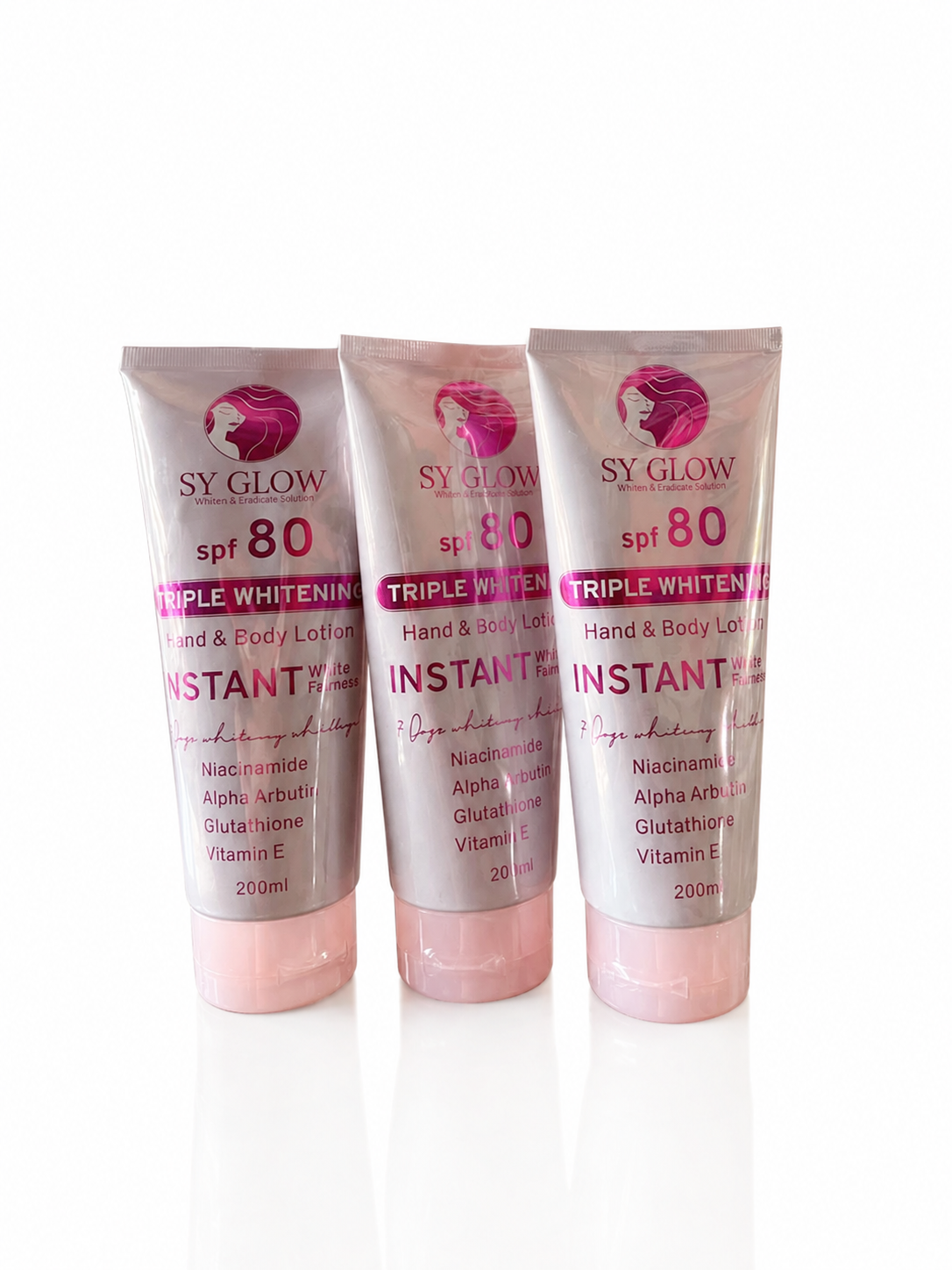 Lotion éclaircissante intense SY Glow SPF 80 | 200 g 