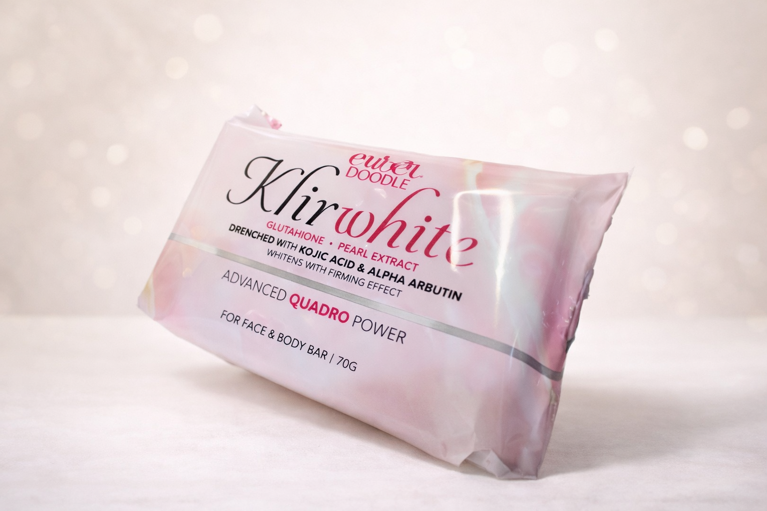 Ethel Booba KlirWhite Gluta + Perlenextrakt Gesichts- und Körperseife, 70 g