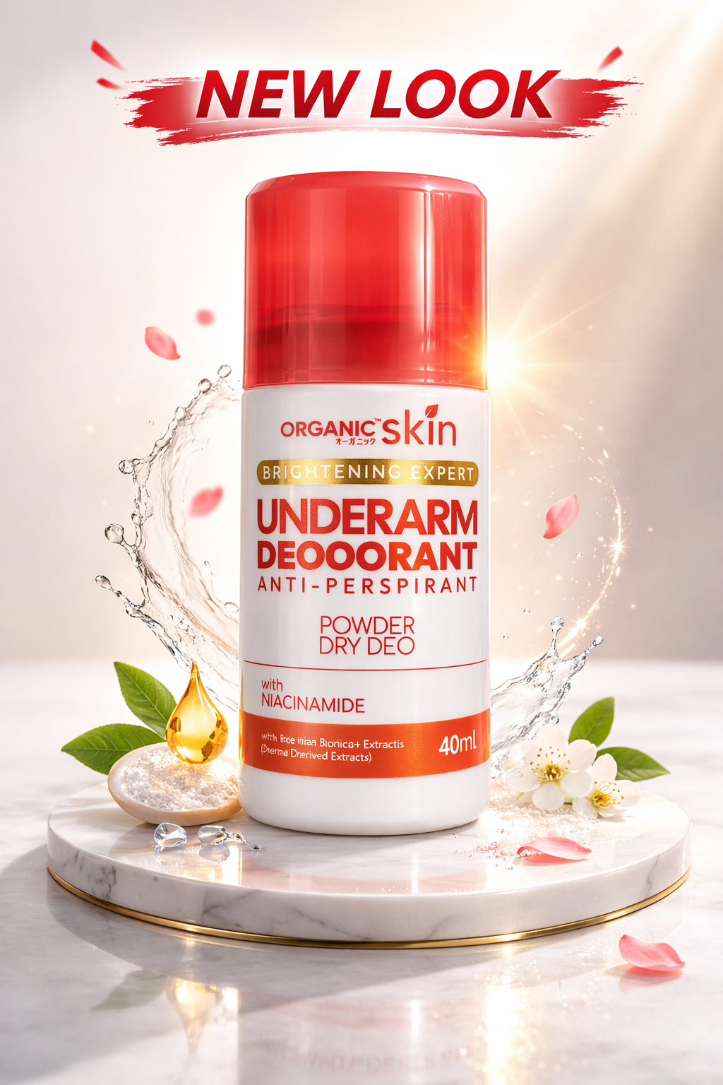 Organic Skin Radiance Care for Underarm & Intimate Areas