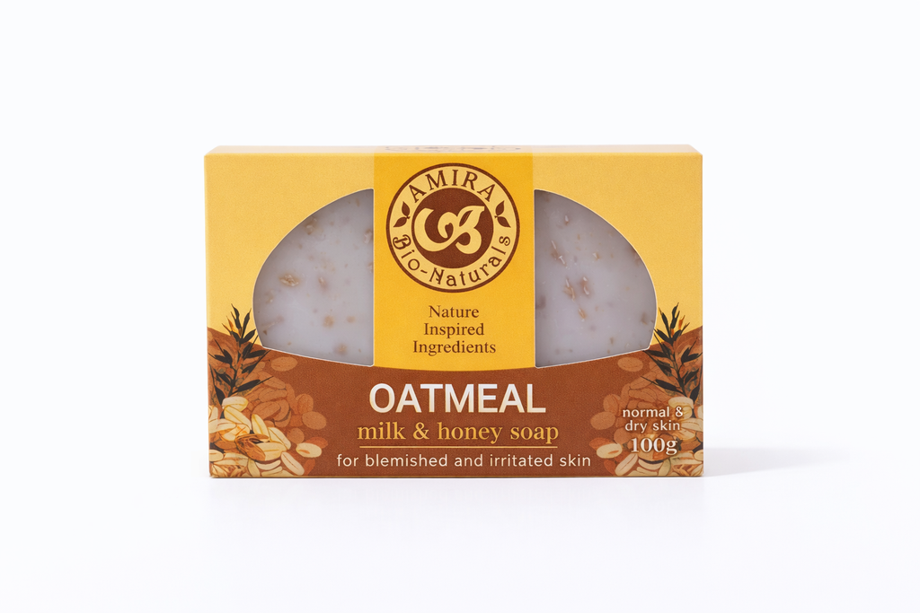 AMIRA Oatmeal Milk Honey Soap 100g