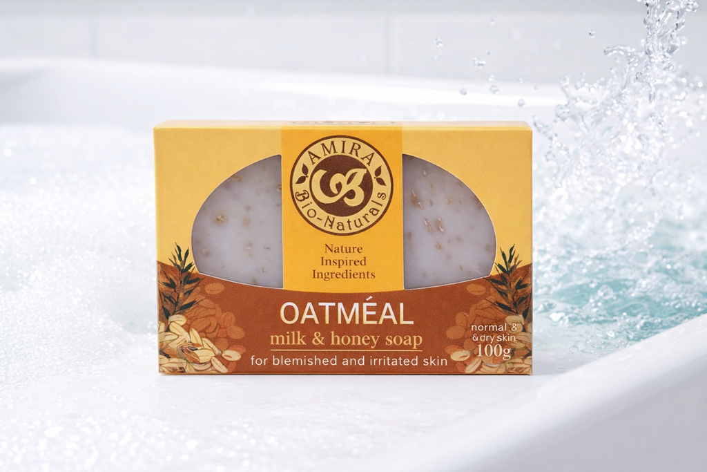 AMIRA Oatmeal Milk Honey Soap 100g