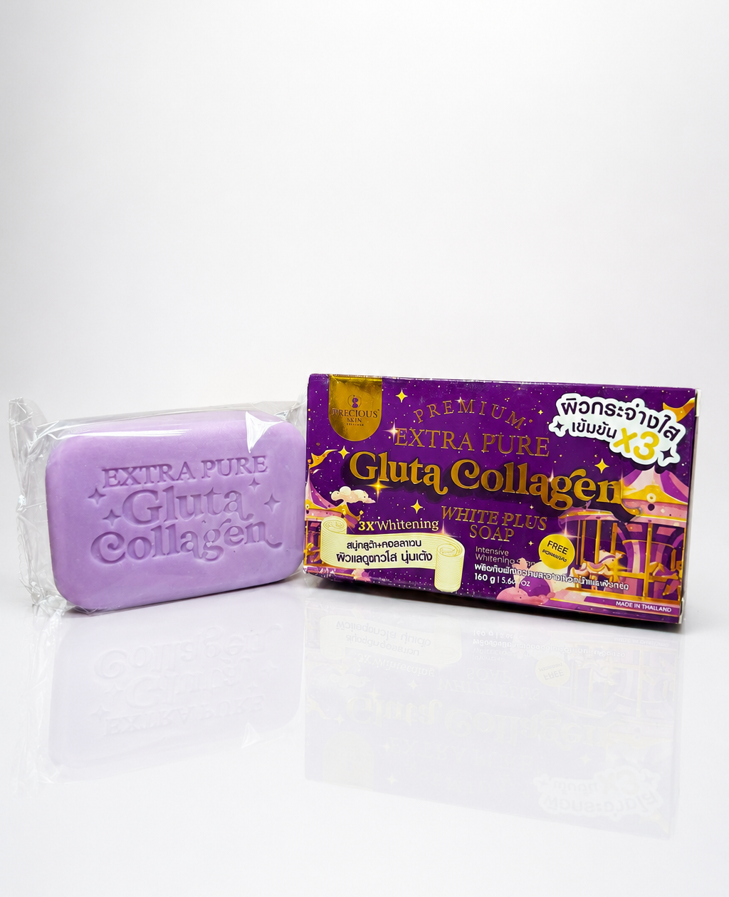 Precious Skin Thailand Premium Extra Pure Gluta Collagen White Plus Soap 160g