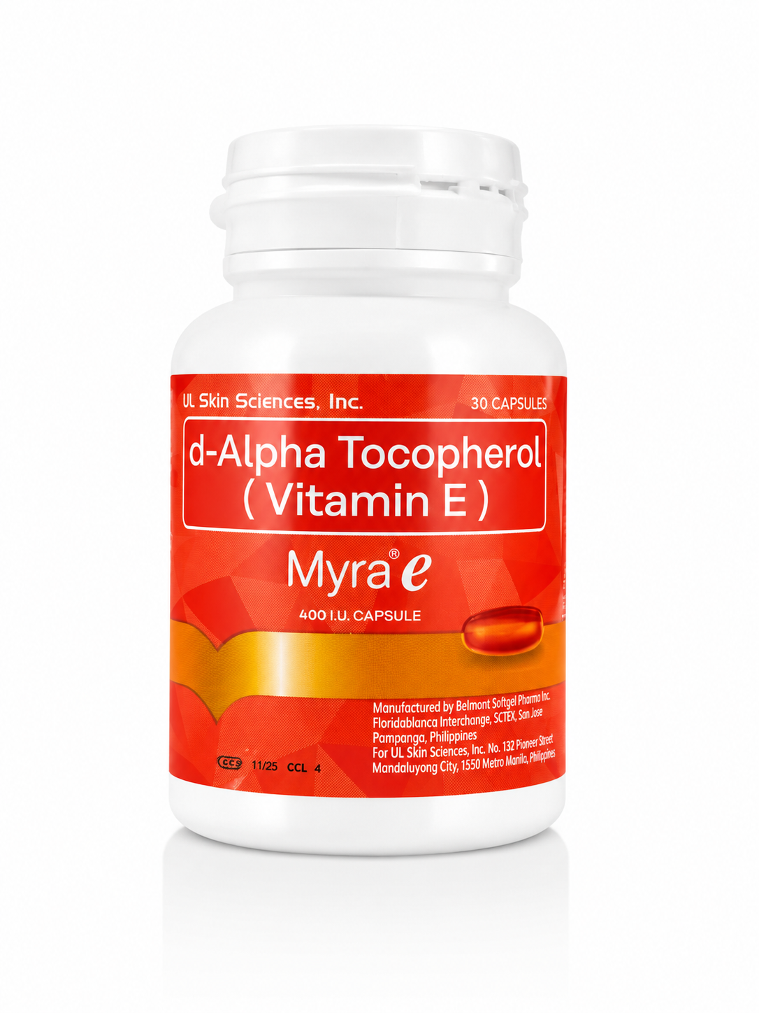 MYRA E Vitamin E 400 IU Capsules 30s