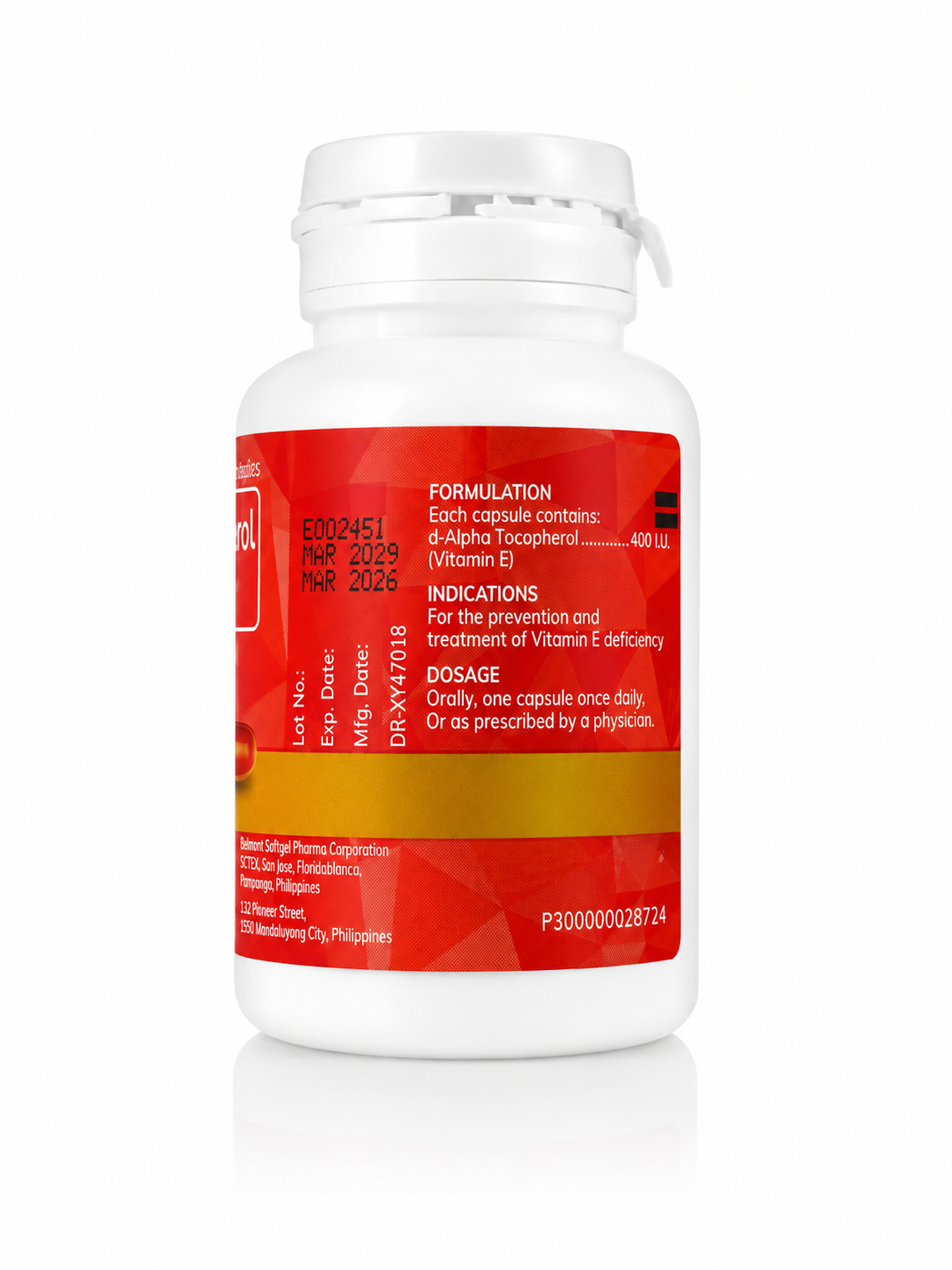 MYRA E Vitamin E 400 IU Capsules 30s