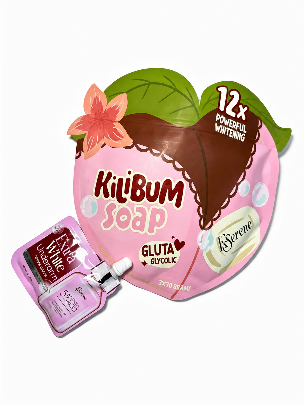 KSerene KiliBum Glycolic Acid Soap & Underarm Serum Set