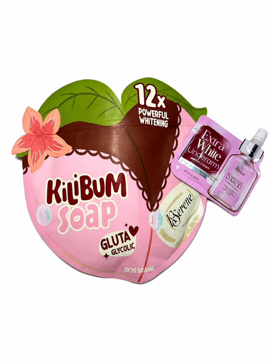 KSerene KiliBum Glycolic Acid Soap & Underarm Serum Set