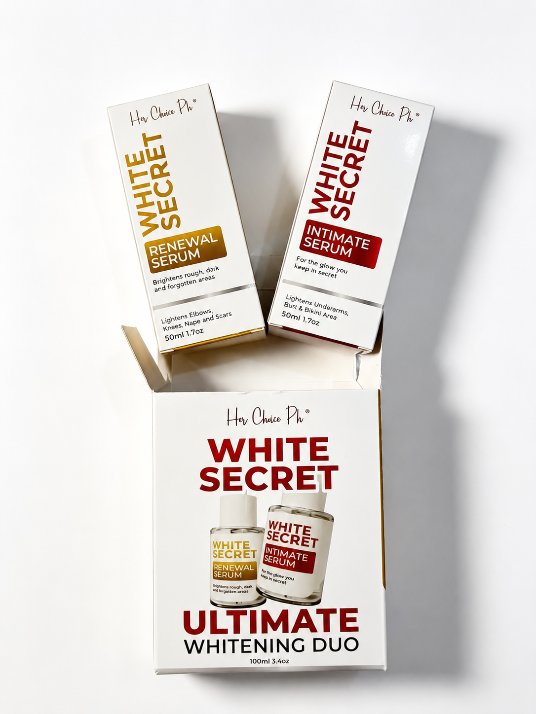 Her Choice PH Renewal and Intimate Serum body-care duo
