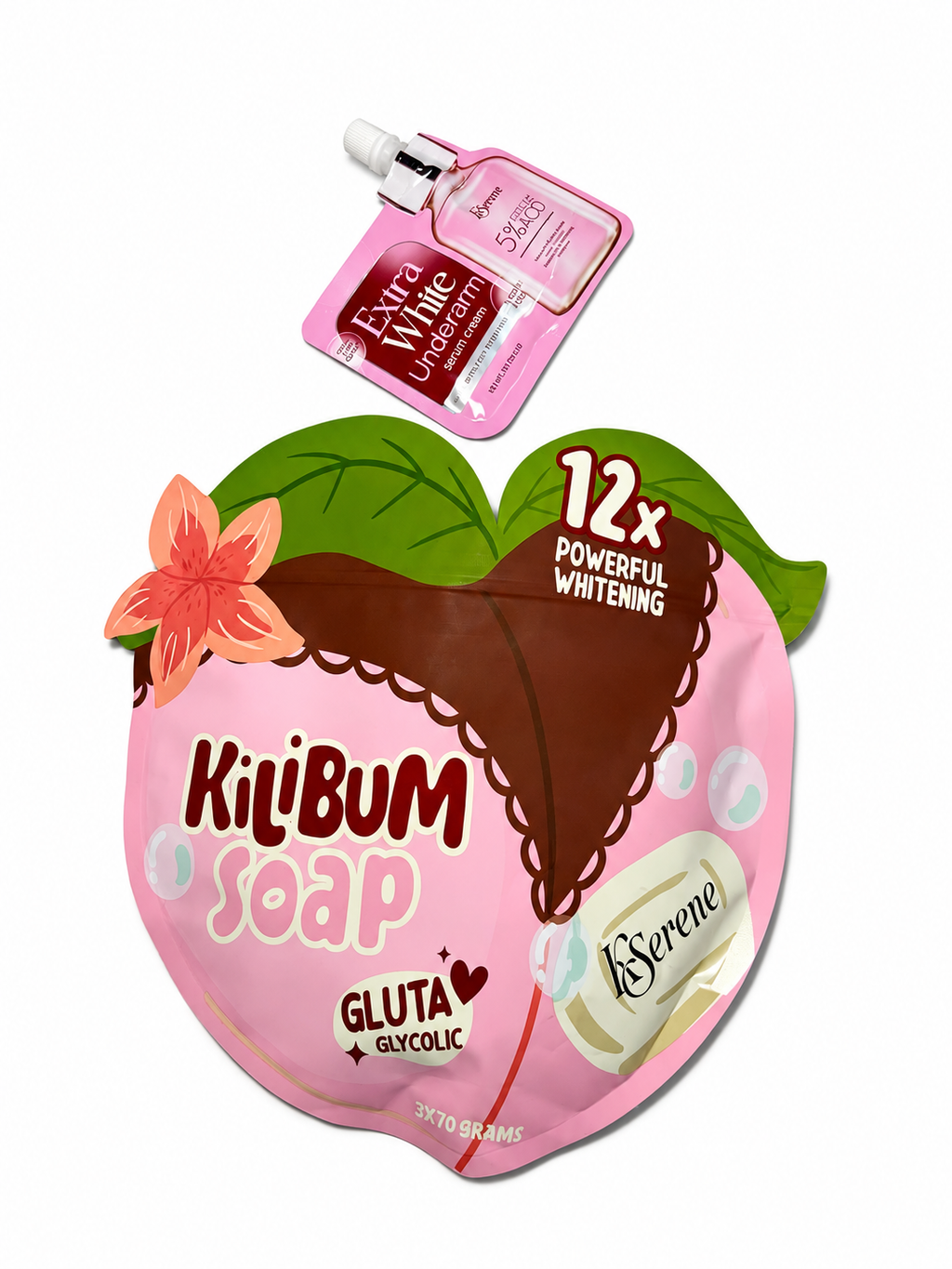 KSerene KiliBum Glycolic Acid Soap & Underarm Serum Set