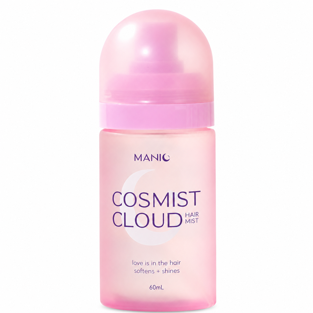 Manic Cosmist Love or Cloud Hair Mist Love is in The Air Softens + Shines 60ml Comfort Haircare Pack Blend
