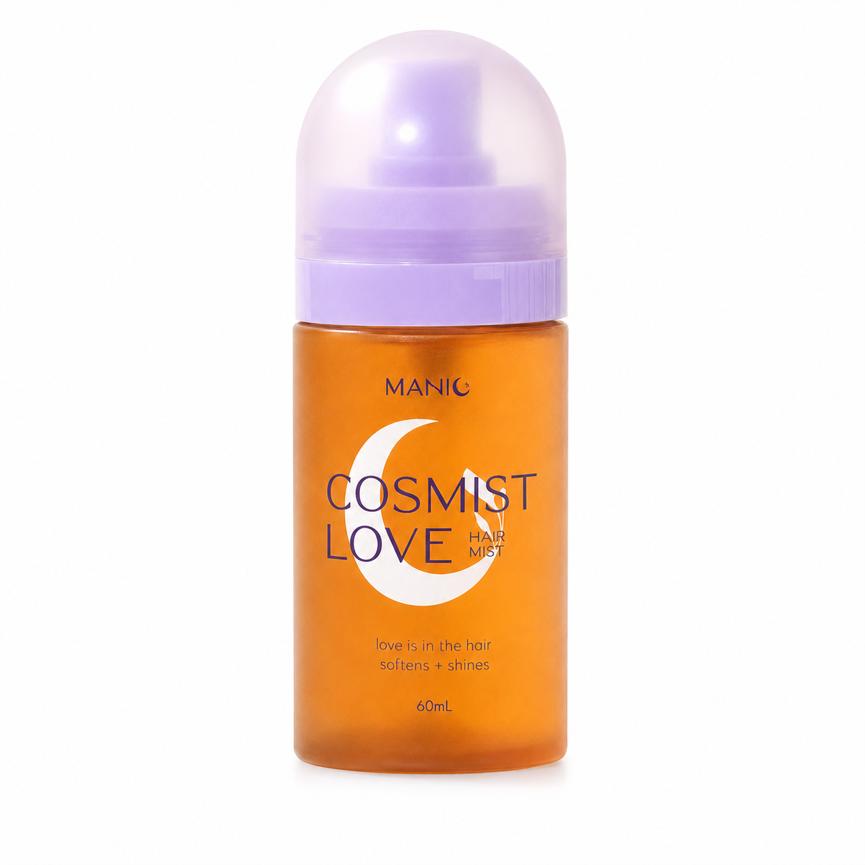Manic Cosmist Love or Cloud Hair Mist Love is in The Air Softens + Shines 60ml Comfort Haircare Pack Blend