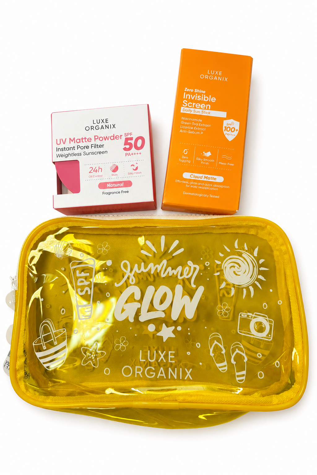 Luxe Organix Summer Glow Skincare & Suncare Bundle Choose Your Set
