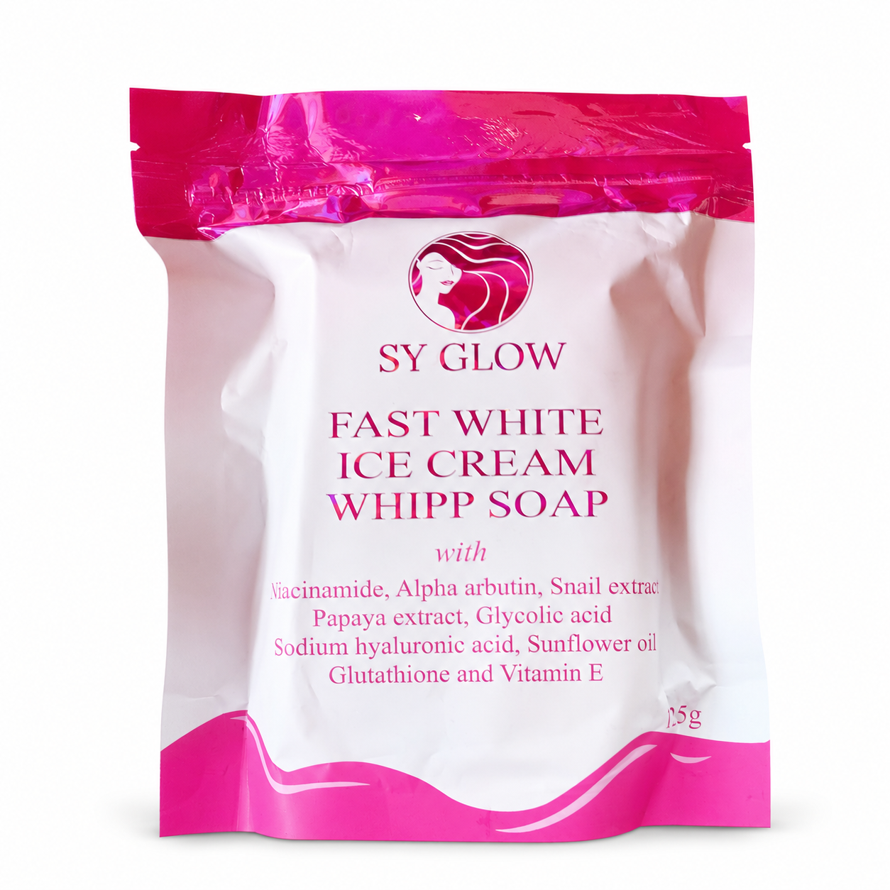 Sy Glow Ice Cream Whipp-Seife, 125 g, aufhellendes Peeling (Kopie)