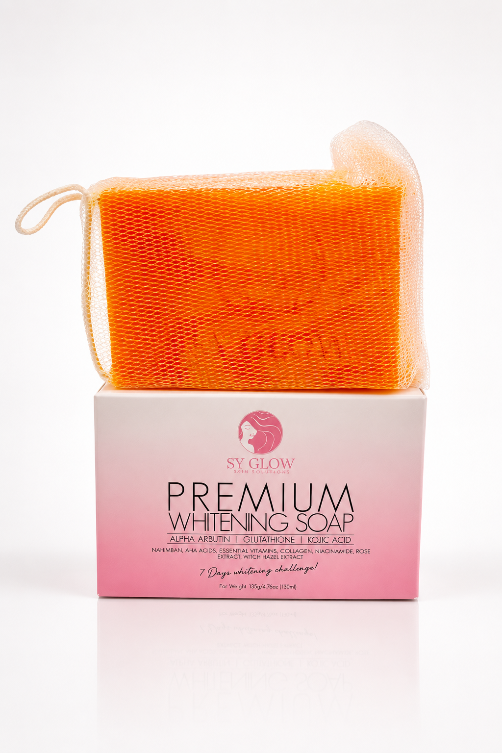 SY Glow Premium Face & Body Soap 135g 2pcs