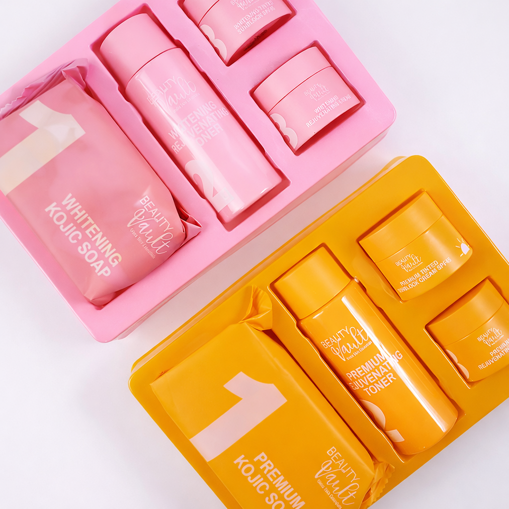 Beauty Vault Glass Skin Essentials Premium Rejuvenating Set - Moisturizing Anti-Aging Acne Care Kit with Niacinamide & Salicylic Acid 250ml