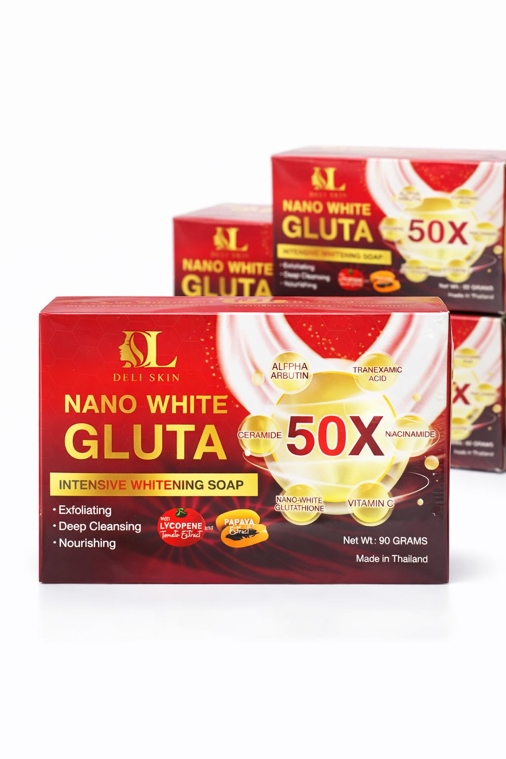 90grams Bar Soap Deli Skin Nano White Gluta 50X Intensive Brightening Soap