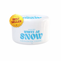 Jar of 'White as Snow' bleaching cream with a 'Best Seller' label on a white background