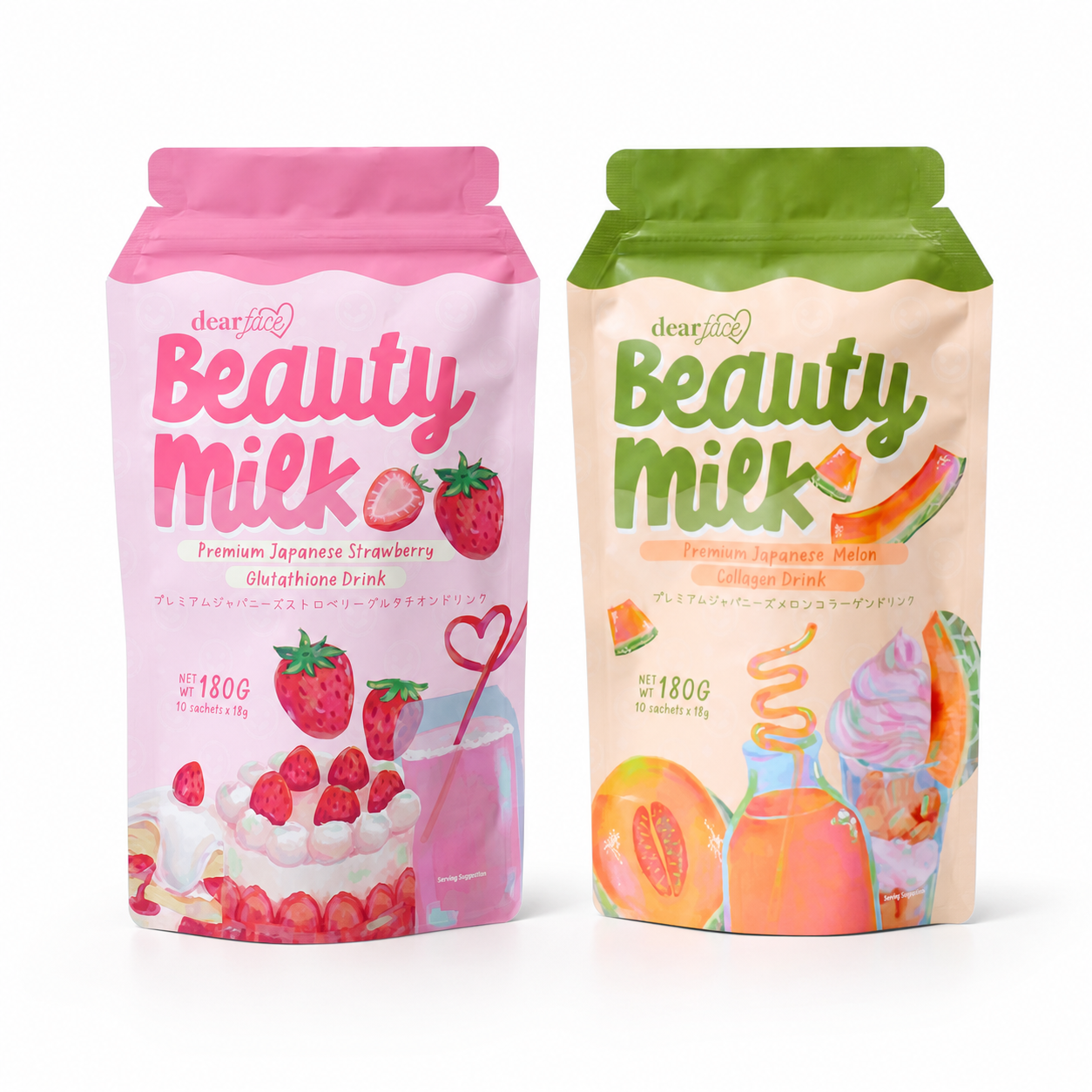 Dear Face Beauty Milk & Beauty Bean Drink Mix – 180g