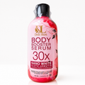 Body Booster Serum bottle with pink label on a white background