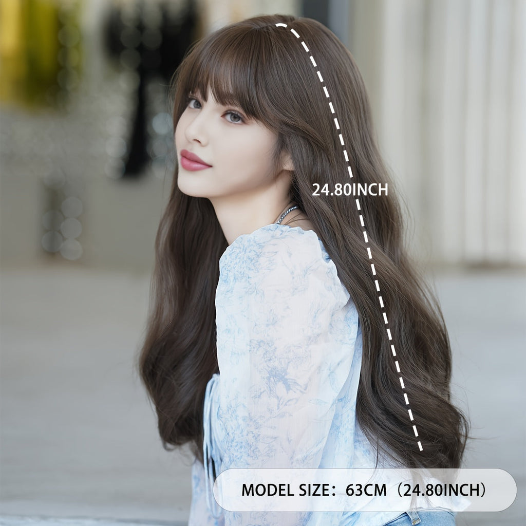 Chic Chocolate Long Curly Wig