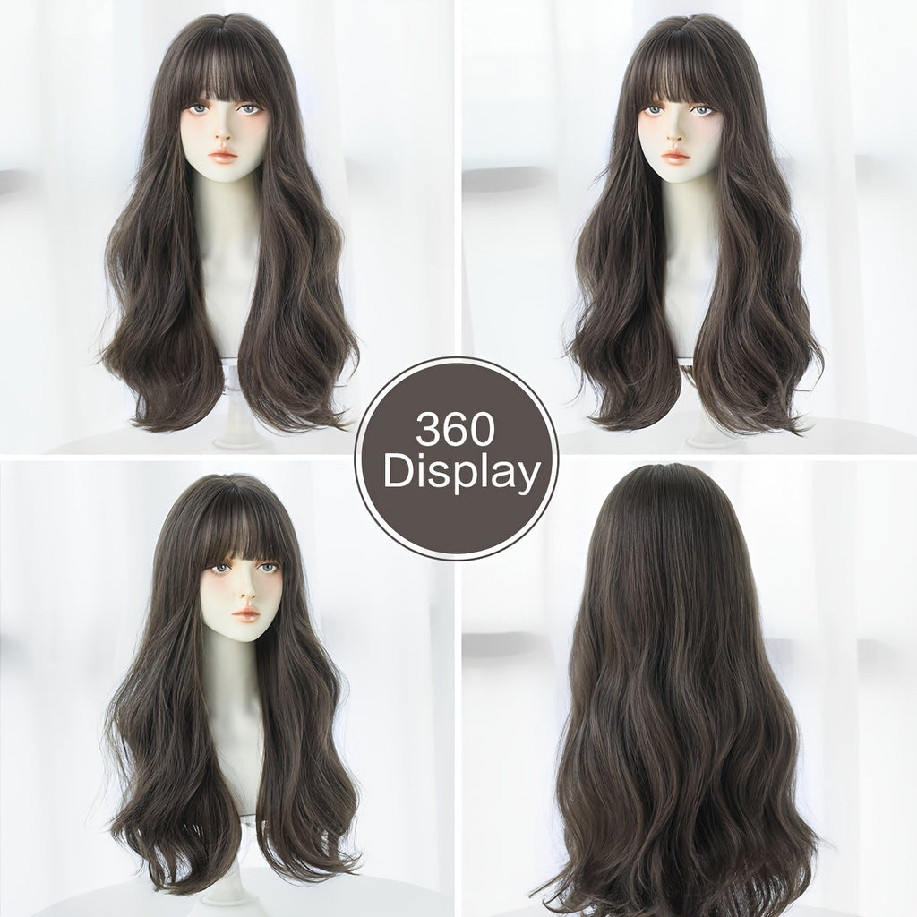 Chic Chocolate Long Curly Wig