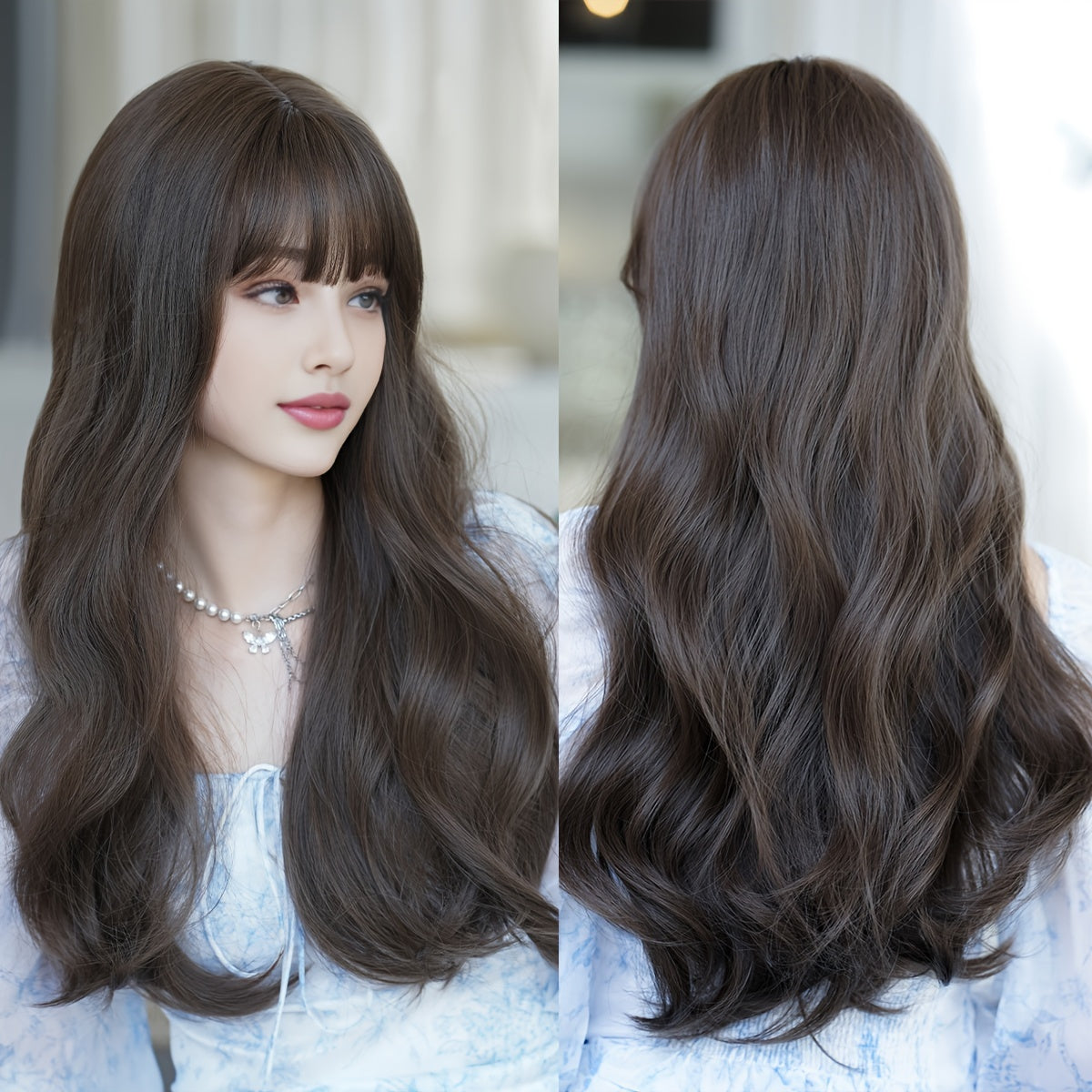 Chic Chocolate Long Curly Wig
