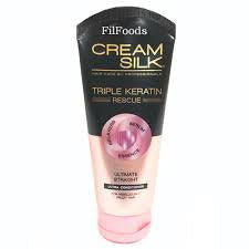 Cream Silk Hair Conditioner Hair Fall Defense Standout Straight Ultimate Straight - Debsline.co  -  