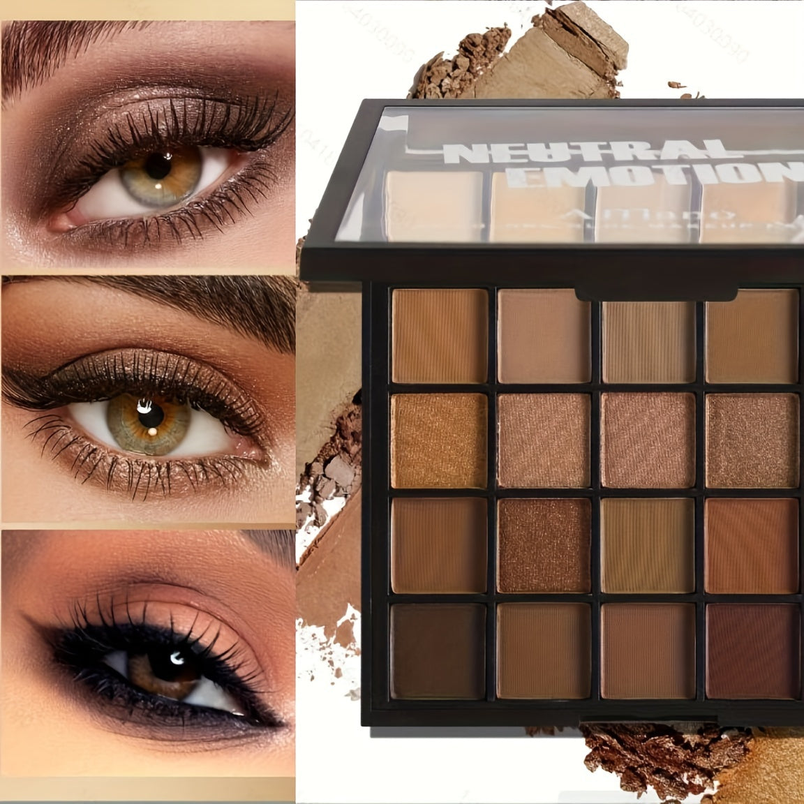 Ecofavor Neutral Emotions Eyeshadow Palette-2