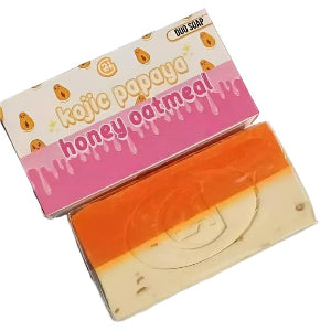 G21 Golden Dust Glass Skin Soap +Duo Kojic Papaya & Honey Oatmeal Soap Whitening Hydrating - Debsline.co  -  