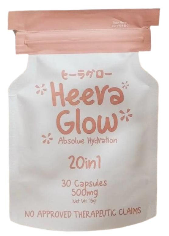 Heera Glow 20n1 Gluta 30 capsules - Debsline.co  - vitamins & food supplement 