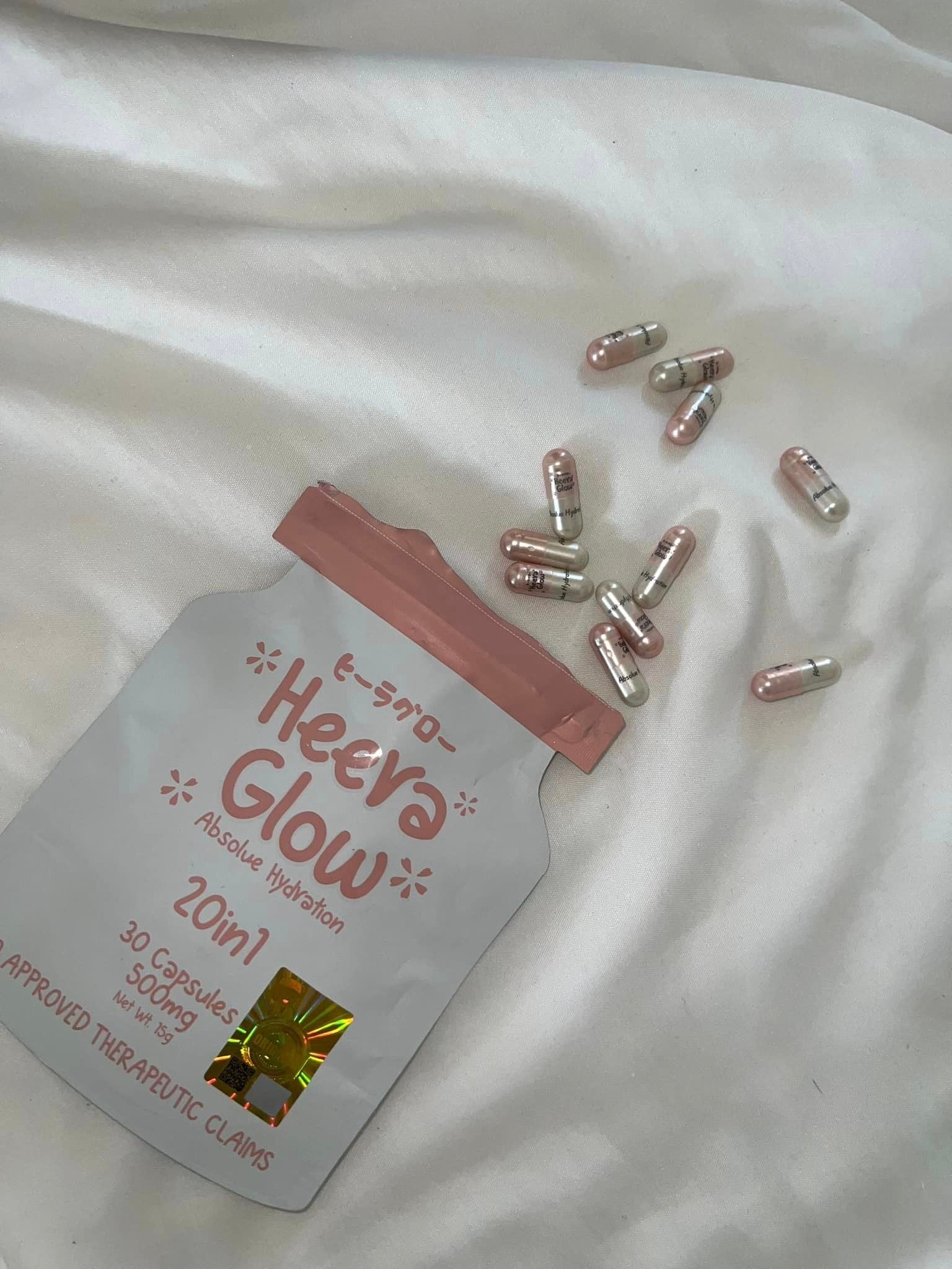 Heera Glow 20n1 Gluta 30 capsules - Debsline.co  -  