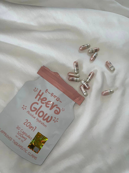 Heera Glow 20n1 Gluta 30 capsules - Debsline.co  -  
