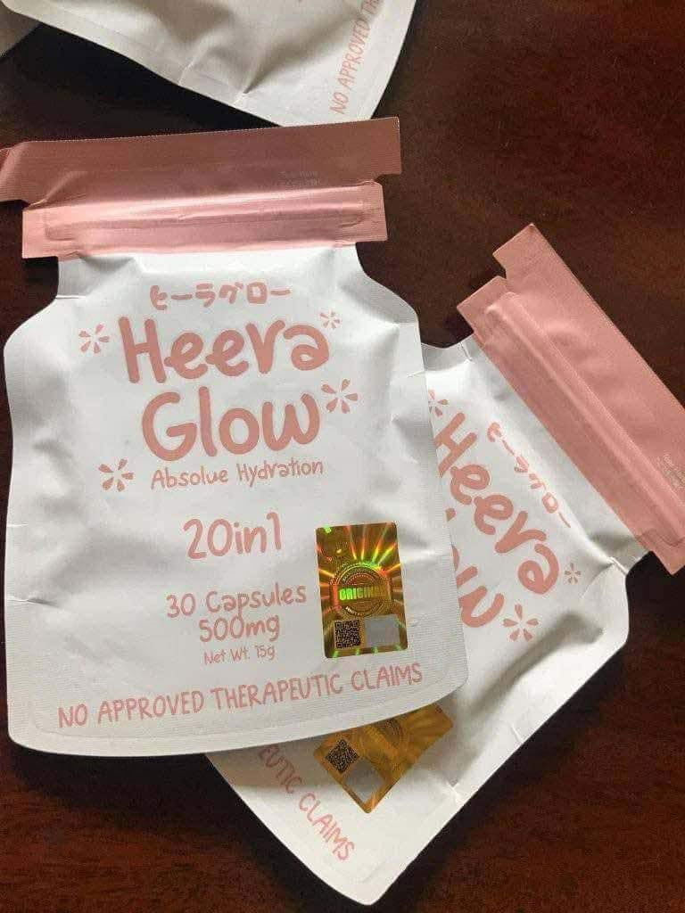 Heera Glow 20n1 Gluta 30 capsules - Debsline.co  -  