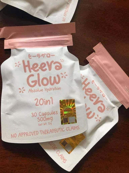 Heera Glow 20n1 Gluta 30 capsules - Debsline.co  -  