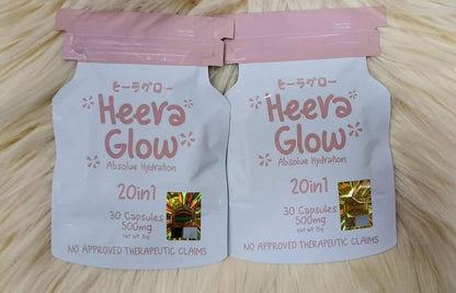 Heera Glow 20n1 Gluta 30 capsules - Debsline.co  -  